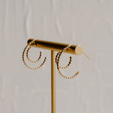 Celine Statement Hoop & Huggie Earrings