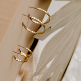 Celine Statement Hoop & Huggie Earrings