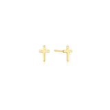 Faith Cross Stud Earrings