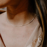 Elle Flat Bar Chain Necklace