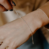 Elle Flat Bar Chain Bracelet