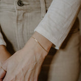 Elle Flat Bar Chain Bracelet