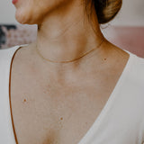 Elle Flat Bar Chain Necklace
