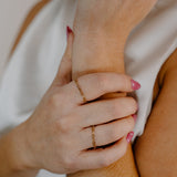 Paige Paperclip Chain Ring