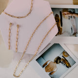 Paige Paperclip Chain Necklace