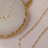 Everly Lux Paperclip Chain Necklace