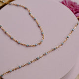 Ellie Enamel Bracelet - Cinderella Blue