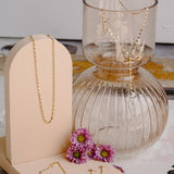 Lumi Double Mirror Backdrop Earrings