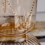 Lumi Double Mirror Lariat Necklace