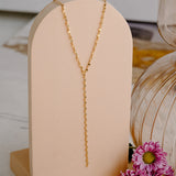 Lumi Double Mirror Lariat Necklace