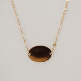 Personalized Medium Oval Disc Bracelet