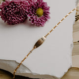 Personalized Curved Bar Bracelet