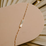 Personalized Flat Bar Bracelet