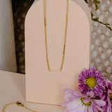Elle Flat Bar Chain Necklace
