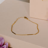Elle Flat Bar Chain Bracelet