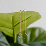 Fleur Threader Earrings