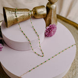Ellie Enamel Bracelet - Green