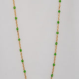 Ellie Enamel Bracelet - Green