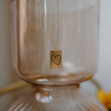 Personalized Rectangle Necklace