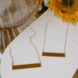 Personalized Faith Bar Necklace