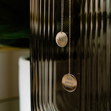 Personalized Large Round Disc Necklace