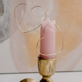 Beau Heart Hoop Earrings