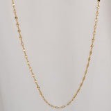 Serene Mini Sunburst Paperclip Chain Necklace