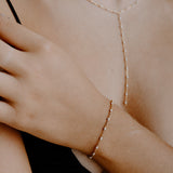 Ellie Enamel Bracelet - White