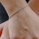 Maisie Glass Bracelet – Turquoise