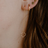 Fleur Threader Earrings