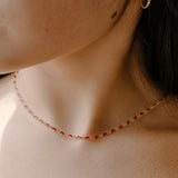Maisie Glass Necklace – Ruby
