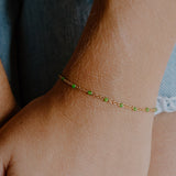 Ellie Enamel Bracelet - Green