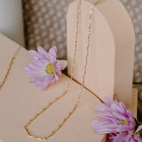 Luna Moon Bar Chain Necklace