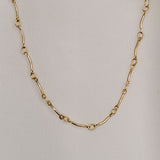 Luna Moon Bar Chain Bracelet