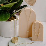 Eden Pearl Lariat Necklace