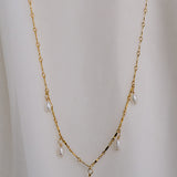 Eden Pearl Droplet Necklace
