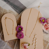 Eden Pearl Quad Necklace