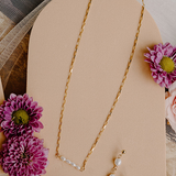 Eden Pearl Quad Necklace