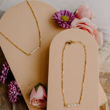 Eden Pearl Quad Necklace