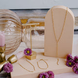 Esme Sculpted Bar Chain Earrings