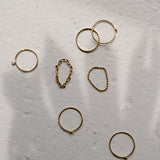 Paige Paperclip Chain Ring