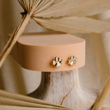 Paw Print Studs