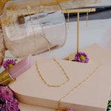 Everly Lux Paperclip Chain Bracelet