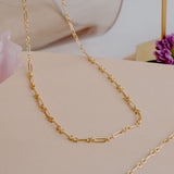 Everly Lux Paperclip Chain Necklace