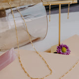 Everly Lux Paperclip Chain Necklace