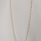 Ellie White Enamel Chain Necklace
